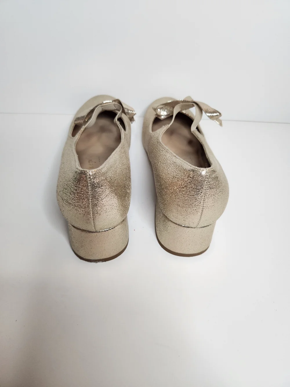 Copper Key Girls Gold Glitter Mary Jane Shoes